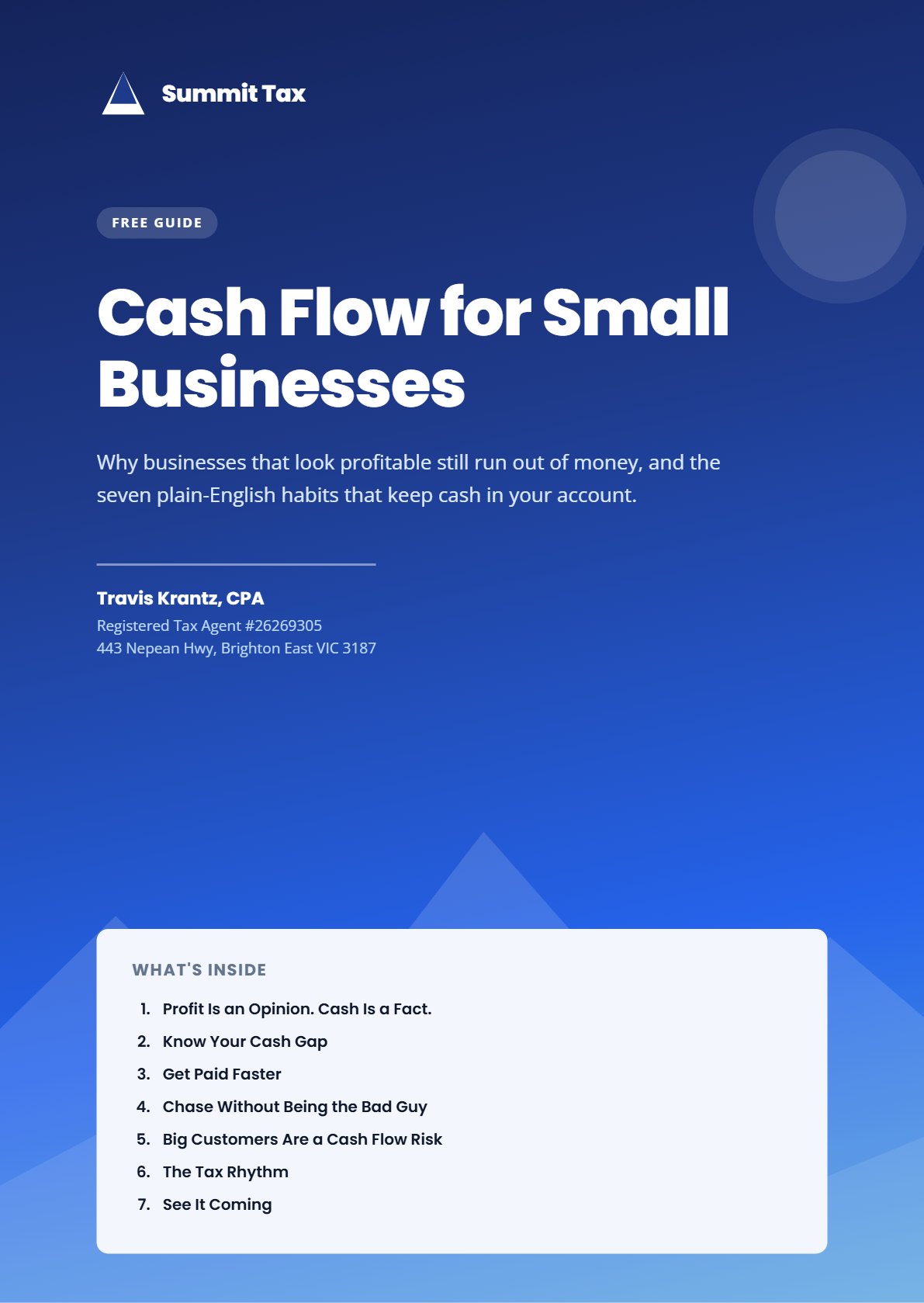 Front cover of Cash Flow for Small Businesses